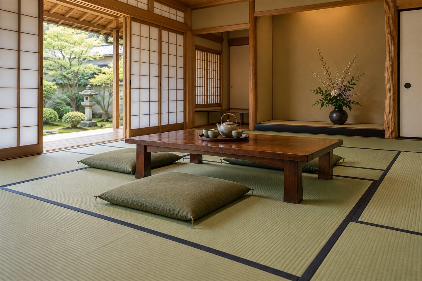 お客様を迎える前の畳替え