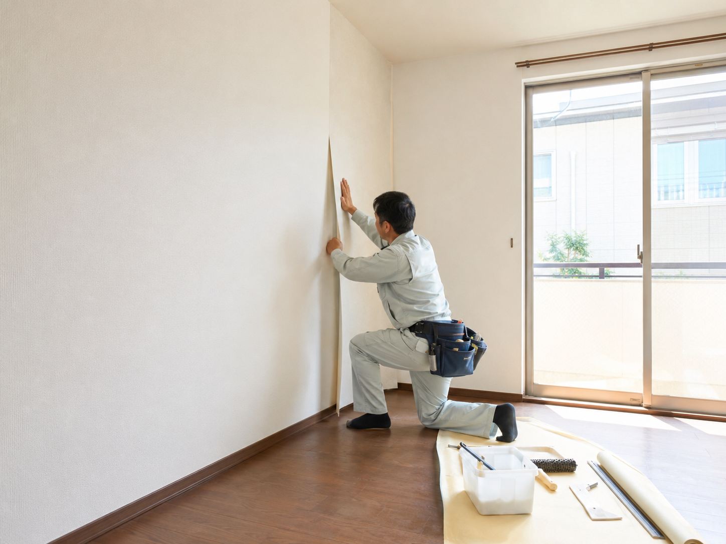 賃貸マンション退去後 畳新調+クロス張替え