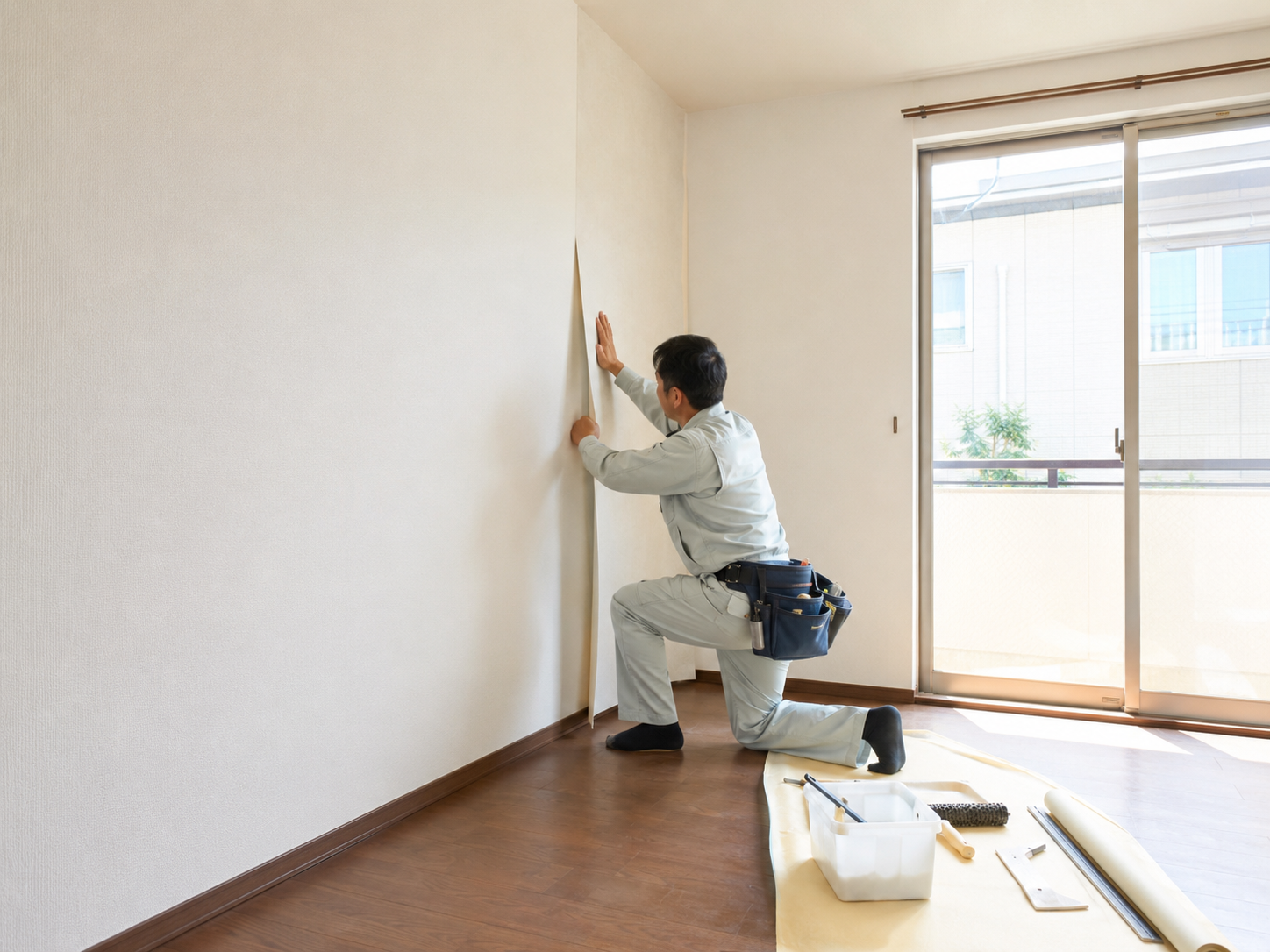 賃貸マンション退去後 畳新調+クロス張替え