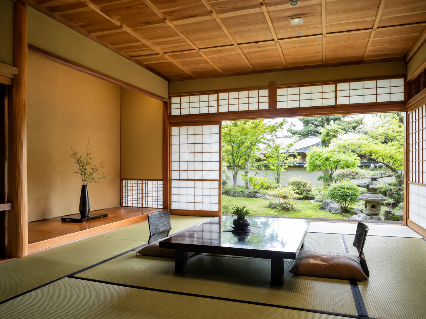 旅館 客室8室の畳表替え（繁忙期前）